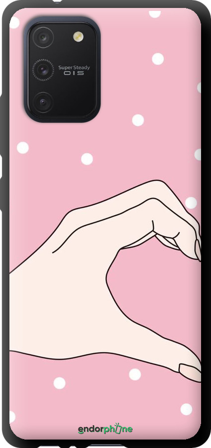 TPU чехол Половинка сердца для Samsung Galaxy S10 Lite 2020 - 4340b-1851 изображение 
