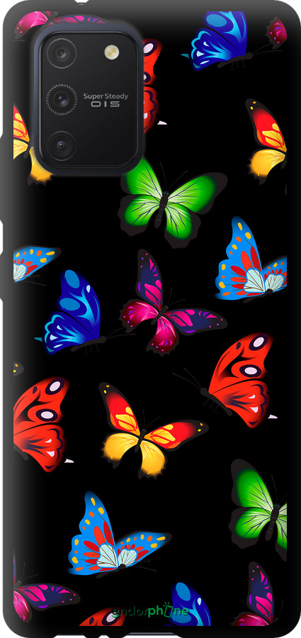 TPU чехол Красочные мотыльки для Samsung Galaxy S10 Lite 2020 - 4761b-1851 изображение 