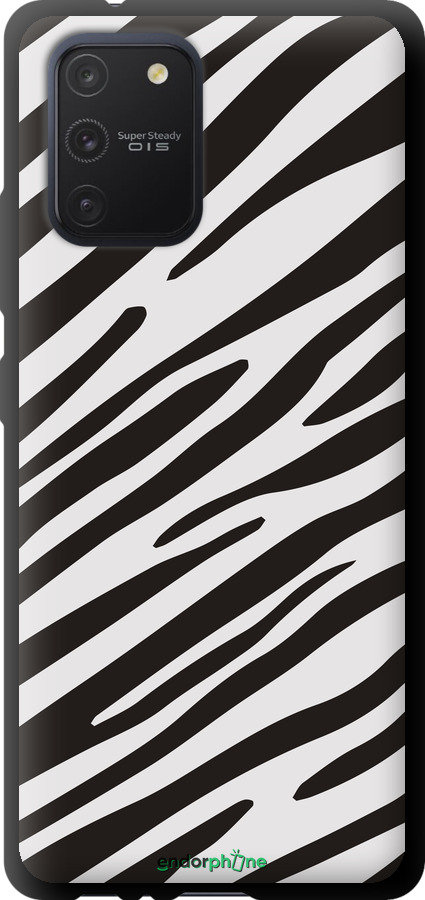 TPU чехол Классическая зебра для Samsung Galaxy S10 Lite 2020 - 4874b-1851 изображение 