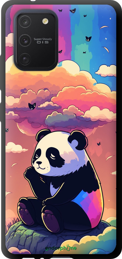 TPU чехол Панда в облаках для Samsung Galaxy S10 Lite 2020 - 5585b-1851 изображение 