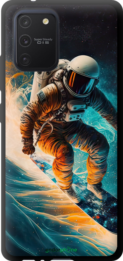TPU чехол Сноубордист для Samsung Galaxy S10 Lite 2020 - 5604b-1851 изображение 