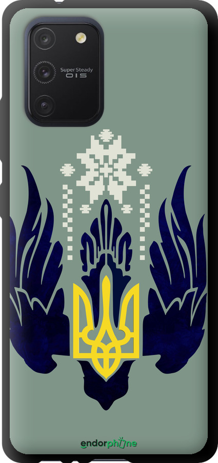 TPU чехол Тризуб с крыльями для Samsung Galaxy S10 Lite 2020 - 5640b-1851 изображение 