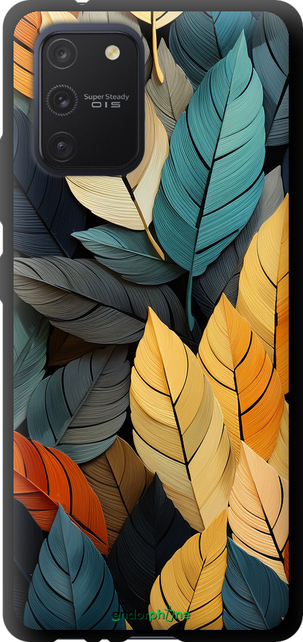 TPU чехол Кольорове листя для Samsung Galaxy S10 Lite 2020 - 5644b-1851 изображение 