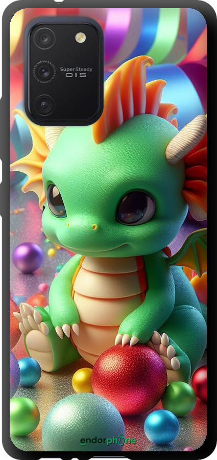 TPU чехол Веселый дракончик для Samsung Galaxy S10 Lite 2020 - 5812b-1851 изображение 