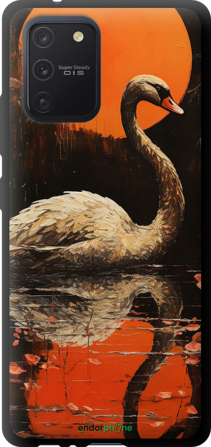 TPU чехол Лебедь для Samsung Galaxy S10 Lite 2020 - 5964b-1851 изображение 