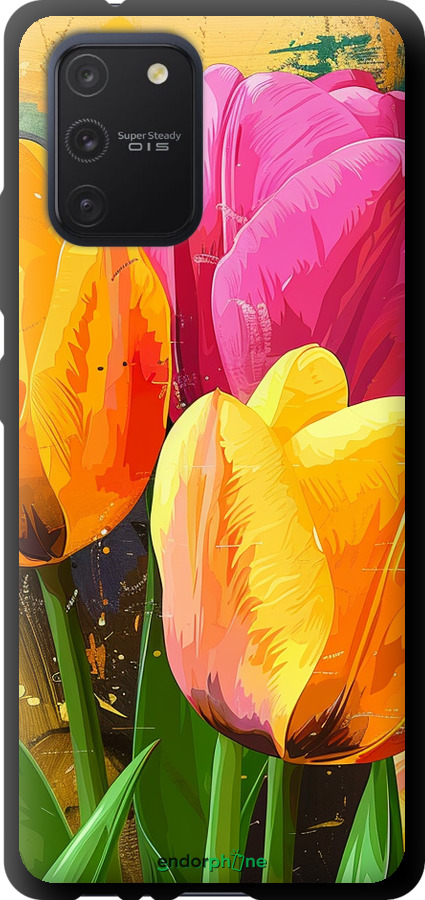 TPU чехол Намальовані тюльпани для Samsung Galaxy S10 Lite 2020 - 5990b-1851 изображение 