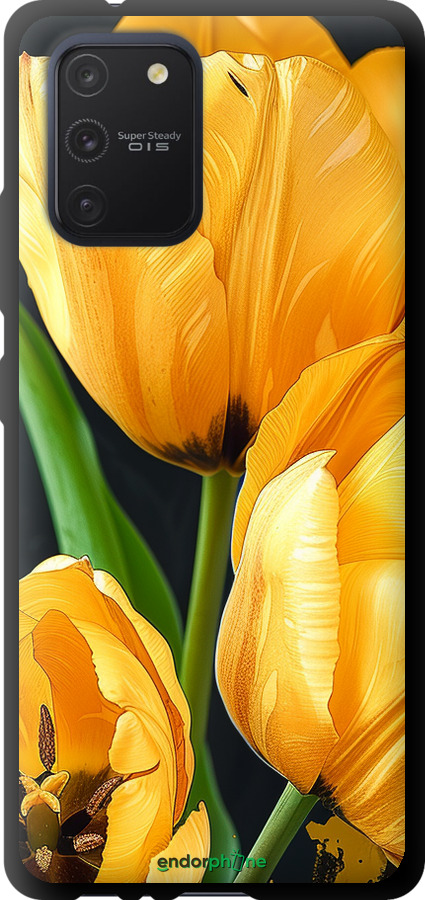 TPU чехол Желтые тюльпаны для Samsung Galaxy S10 Lite 2020 - 5991b-1851 изображение 