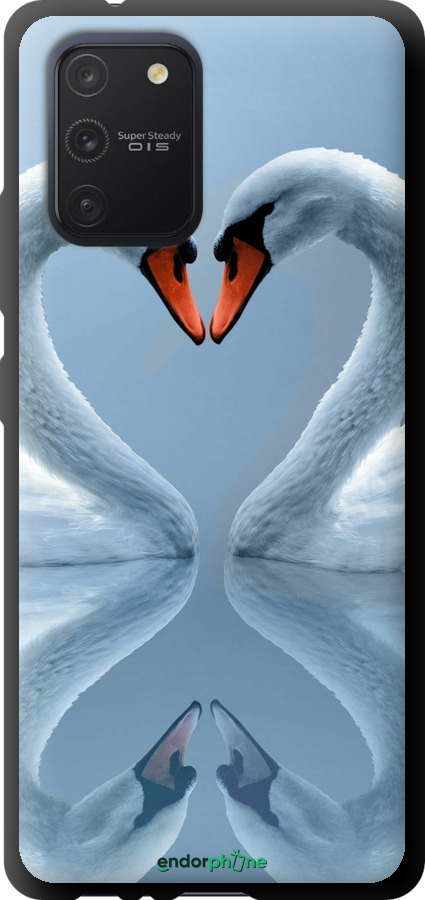 TPU чехол Лебеди для Samsung Galaxy S10 Lite 2020 - 6007b-1851 изображение 