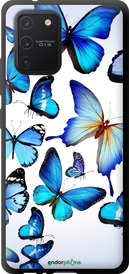 TPU чехол Бабочки для Samsung Galaxy S10 Lite 2020 - 6023b-1851 изображение 
