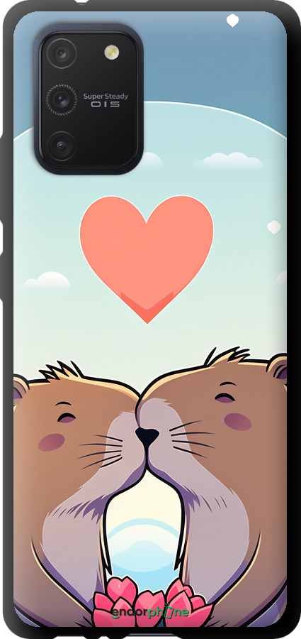 TPU чехол Капібара кохання для Samsung Galaxy S10 Lite 2020 - 6027b-1851 изображение 