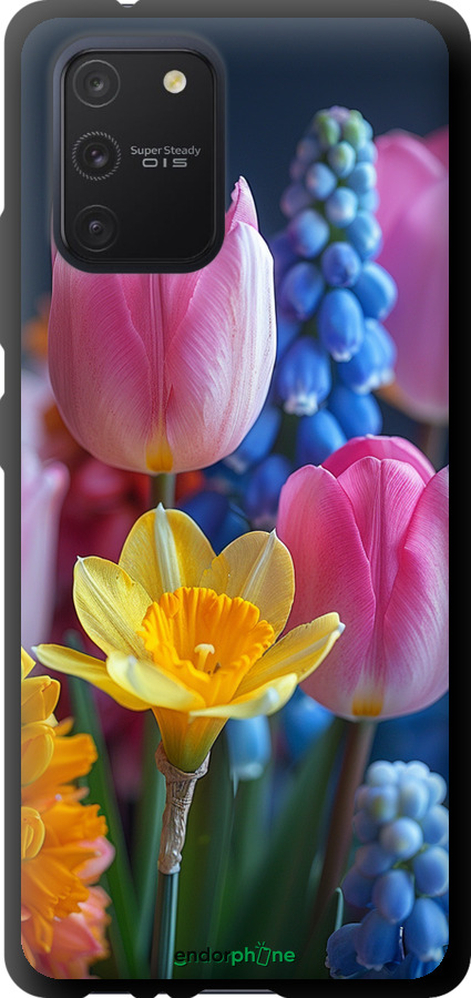 TPU чехол Весенние цветы для Samsung Galaxy S10 Lite 2020 - 6058b-1851 изображение 