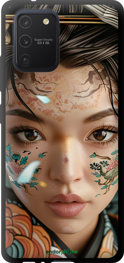 TPU чехол Взгляд души самурая для Samsung Galaxy S10 Lite 2020 - 6076b-1851 изображение 