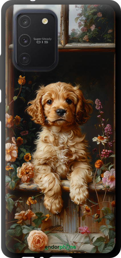 TPU чехол Щенок cocker spaniel для Samsung Galaxy S10 Lite 2020 - 6136b-1851 изображение 