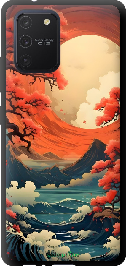 TPU чехол Природа японии для Samsung Galaxy S10 Lite 2020 - 6327b-1851 изображение 