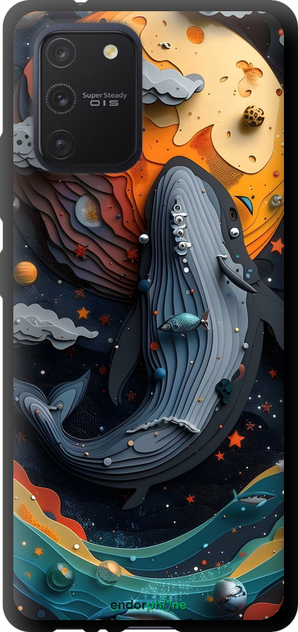 TPU чехол Кит у космосі для Samsung Galaxy S10 Lite 2020 - 6328b-1851 изображение 