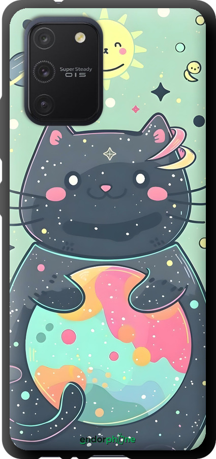 TPU чехол Милый котик для Samsung Galaxy S10 Lite 2020 - 6364b-1851 изображение 