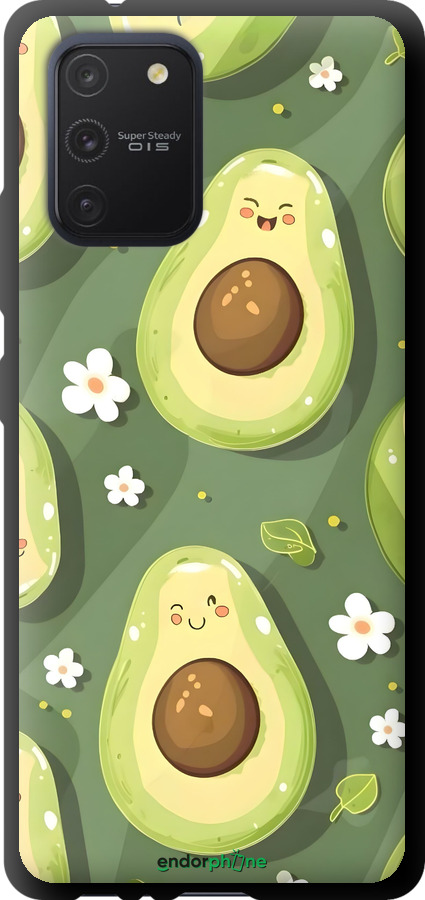 TPU чехол Авокадо для Samsung Galaxy S10 Lite 2020 - 6380b-1851 изображение 