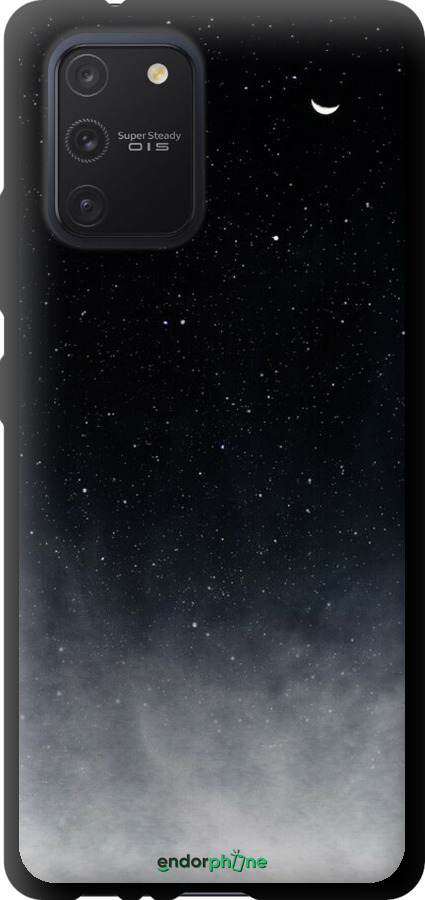 TPU чехол Голубые облака, Голубая луна для Samsung Galaxy S10 Lite 2020 - 6396b-1851 изображение 