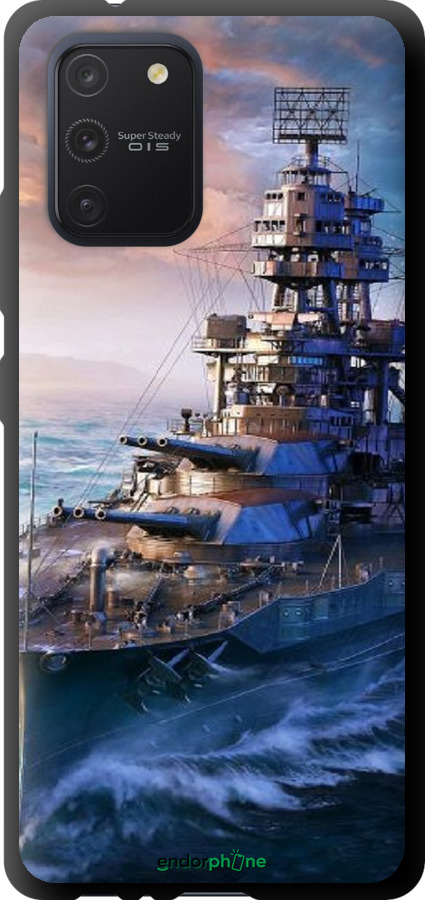 TPU чехол Военный корабль, world of tanks, wargaming для Samsung Galaxy S10 Lite 2020 - 6461b-1851 изображение 