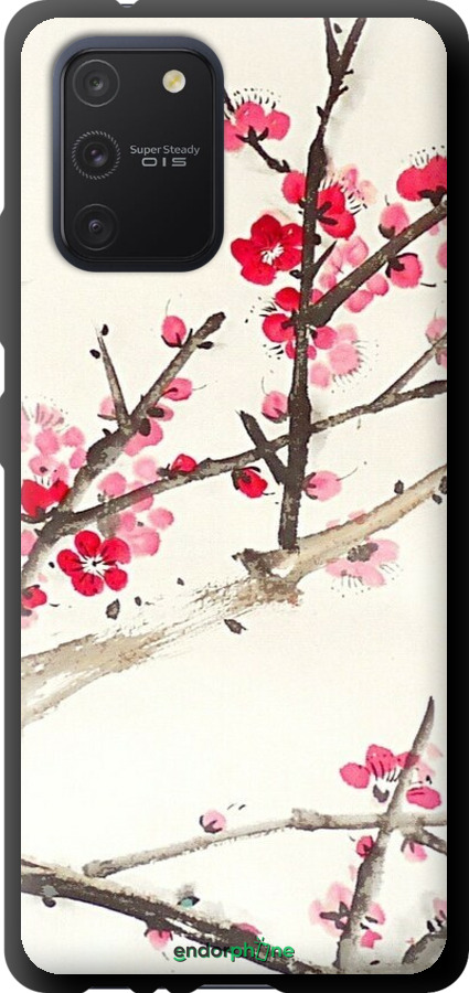 TPU чехол Принт с изображением цветения сакуры для Samsung Galaxy S10 Lite 2020 - 6545b-1851 изображение 