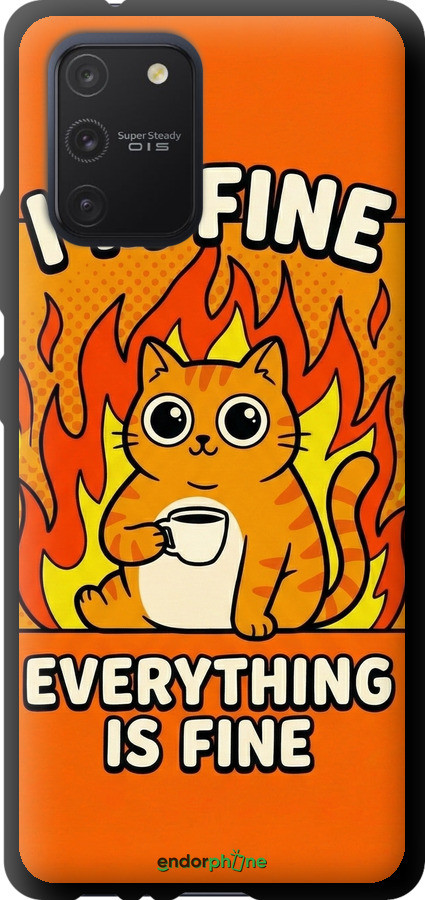 TPU чехол Funny Cat для Samsung Galaxy S10 Lite 2020 - 6786b-1851 изображение 