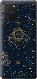Силиконовый чехол Celestial Harmony: Sun & Moon Gold Mystic Pattern для Samsung Galaxy S10 Lite 2020 - 6778u-1851 изображение 