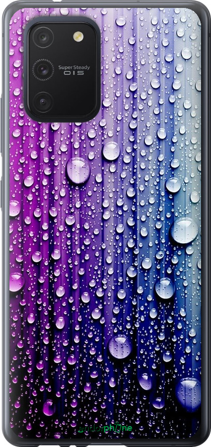 

Силіконовий чохол "Краплини води" для Samsung Galaxy S10 Lite 2020, Синій