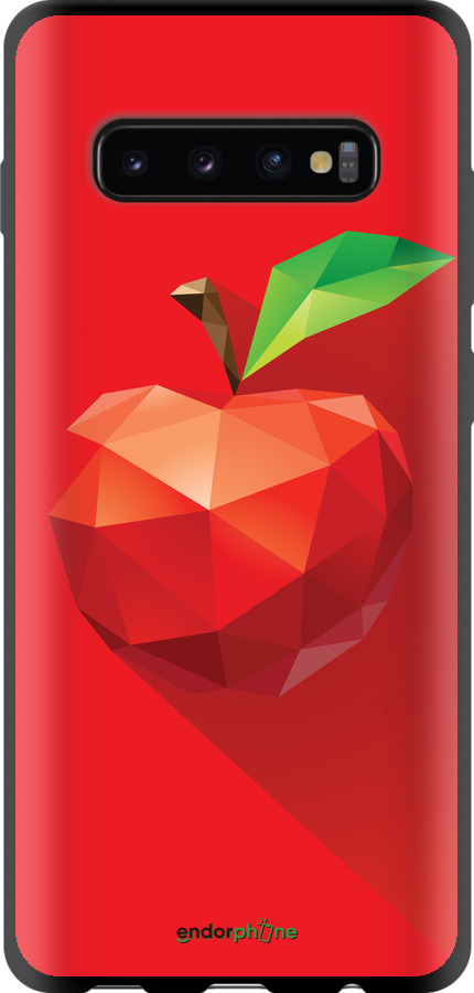 TPU чехол Яблоко для Samsung Galaxy S10 Plus - 4696b-1649 изображение 