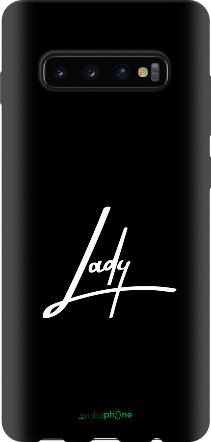 TPU чехол Lady 2 для Samsung Galaxy S10 Plus - 4867b-1649 изображение 