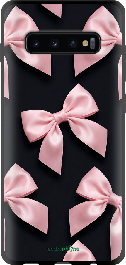 TPU чехол Coquette Ribbons Dark Coquette для Samsung Galaxy S10 Plus - 6767b-1649 изображение 