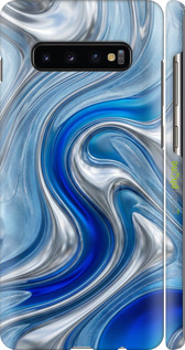3D пластиковий матовий чехол Liquid Chrome для Samsung Galaxy S10 Plus - 6781m-1649 изображение 