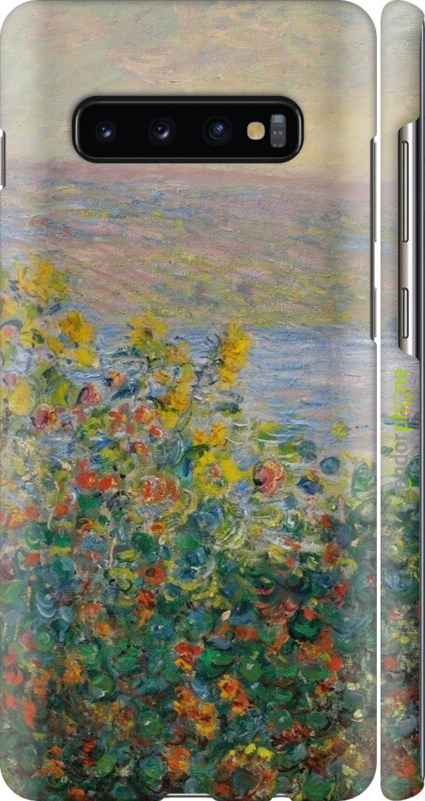 3D пластиковый матовый чехол Пейзаж для Samsung Galaxy S10 Plus - 6445m-1649 изображение 