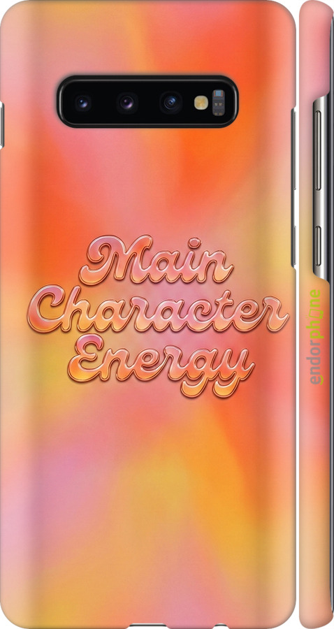 3D пластиковий матовий чехол Aura Gradient Main Character Energy Aesthetic Y2K для Samsung Galaxy S10 Plus - 6783m-1649 изображение 