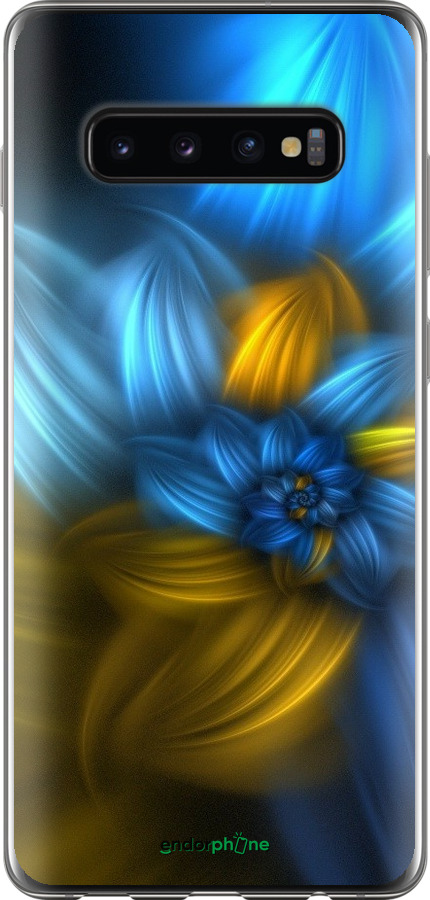 

2D пластиковий чохол "Візерунок 46" для Samsung Galaxy S10 Plus, Синій
