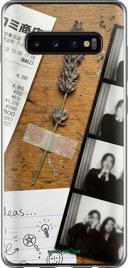 Силіконовий чехол Aesthetic Scrapbook Collage для Samsung Galaxy S10 Plus - 6773u-1649 изображение 