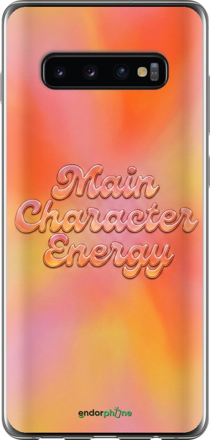 2D пластиковый чехол Aura Gradient Main Character Energy Aesthetic Y2K для Samsung Galaxy S10 Plus - 6783t-1649 изображение 