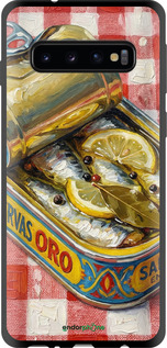 TPU чехол 'Vintage Sardine Tin Phone' для Samsung Galaxy S10 изображение 3