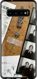 TPU чехол 'Aesthetic Scrapbook Collage' для Samsung Galaxy S10 изображение 4