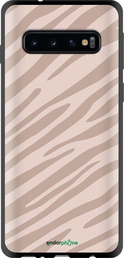 TPU чехол Зебра беж для Samsung Galaxy S10 - 4875b-1640 изображение 