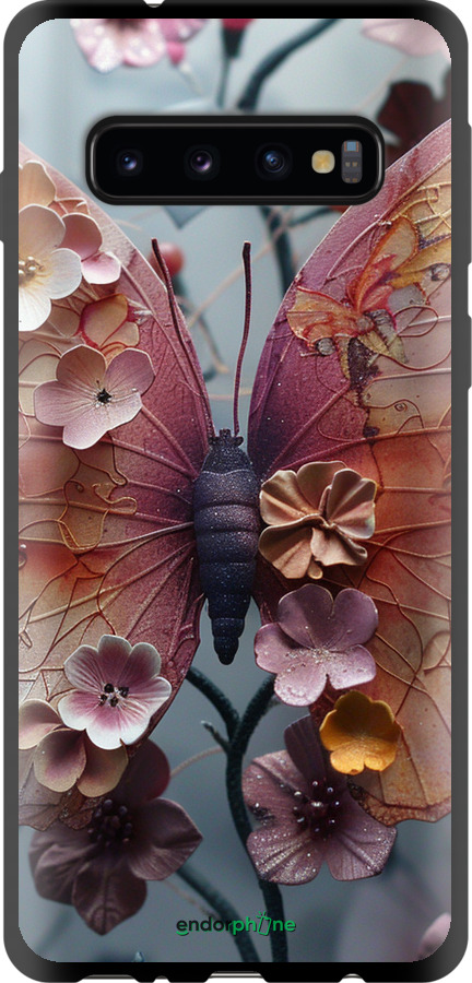 TPU чехол Fairy Butterfly для Samsung Galaxy S10 - 6048b-1640 изображение 