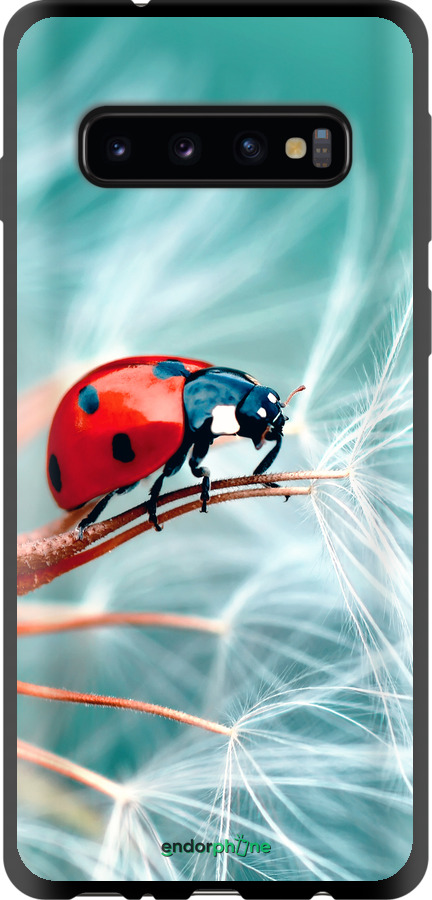 TPU чехол Божья коровка для Samsung Galaxy S10 - 6049b-1640 изображение 
