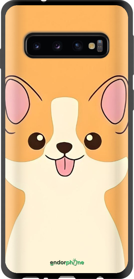 TPU чехол Милый пес для Samsung Galaxy S10 - 6296b-1640 изображение 