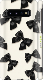 3D пластиковый матовый чехол Dark Coquette для Samsung Galaxy S10 - 6765m-1640 изображение 