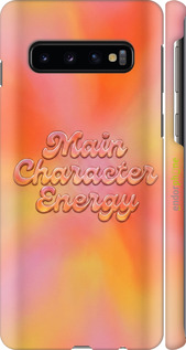 3D пластиковый матовый чехол Aura Gradient Main Character Energy Aesthetic Y2K для Samsung Galaxy S10 - 6783m-1640 изображение 