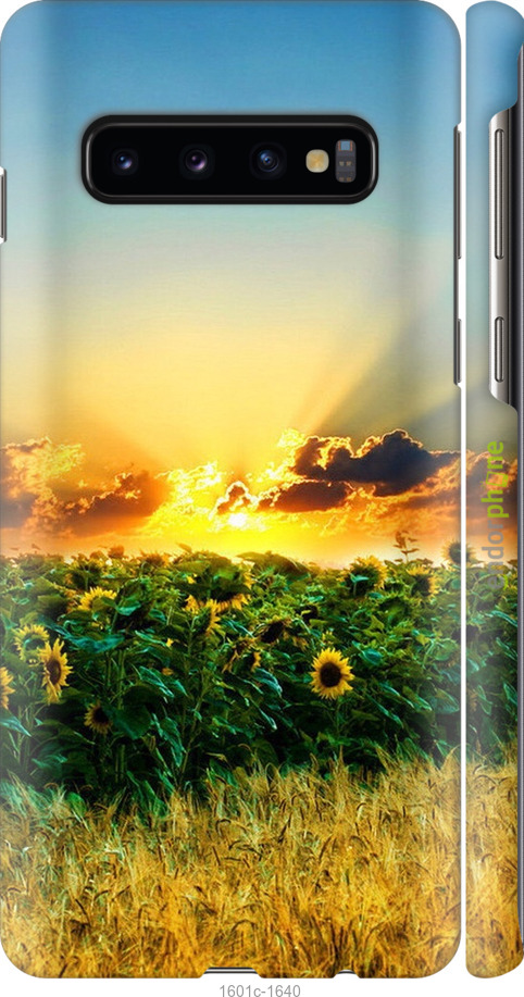 

3D пластиковий матовий чохол "Україна" для Samsung Galaxy S10
