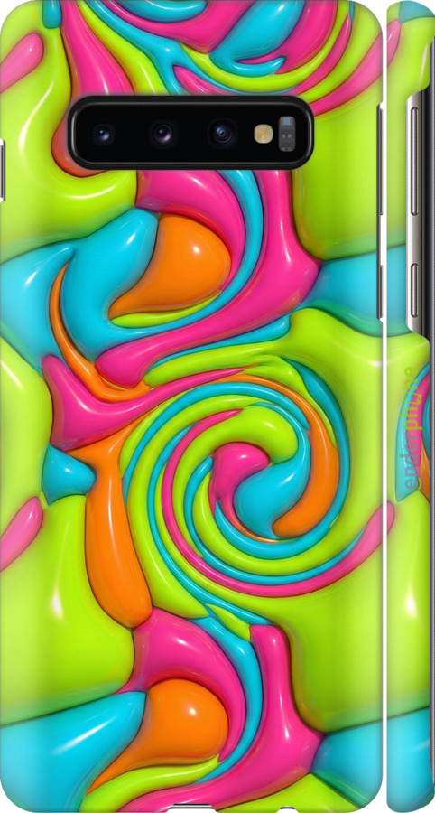 3D пластиковый матовый чехол Y2K Jelly Dream для Samsung Galaxy S10 - 6780m-1640 изображение 