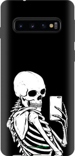 Силикон с усиленными углами чехол Скелет делает Selfie для Samsung Galaxy S10 - 6535sp-1640 изображение 