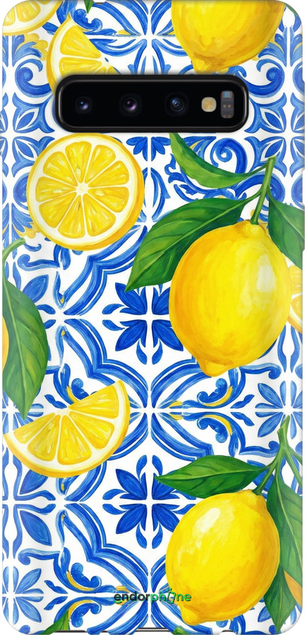 Силіконовий протиударний с посиленими кутами чехол Grocery Girl Italian Summer для Samsung Galaxy S10 - 6766sp-1640 изображение 