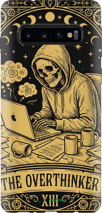 Силикон с усиленными углами чехол The Overthinker для Samsung Galaxy S10 - 6774sp-1640 изображение 