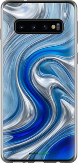 Силиконовый чехол 'Liquid Chrome' для Samsung Galaxy S10 изображение 7